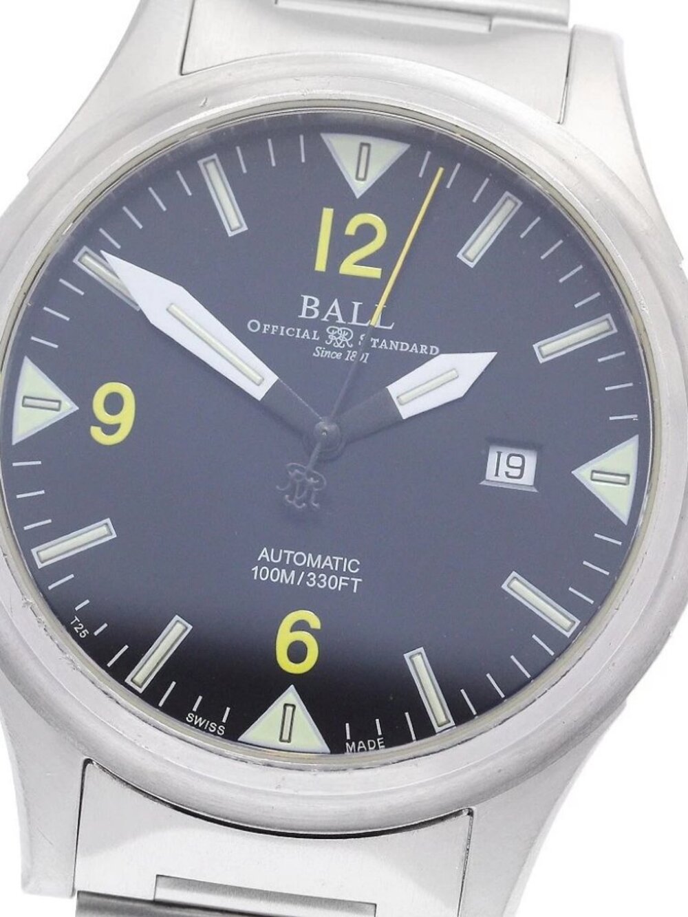 BALLWATCH Stokeman 2 NM2090C-SJ-BKYE Date black Dial Automatic Men's_909037
